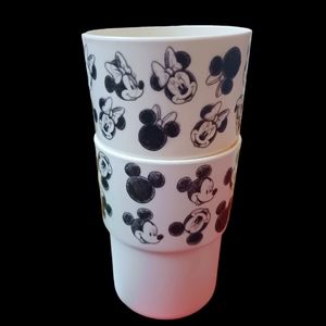 ❤️NEW Disney Mickey Mouse and Minnie Mouse 2 pack Cups, Organization, Holiday